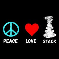 Rock Stacking Stone Balancing Cairn Stacking Peace Full-Length Apron With Pockets