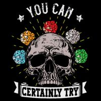 Rpg Skeleton Skull You Can Certainly Try Dice Board Gamer Mousepad