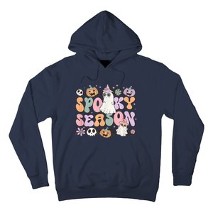 Retro Spooky Season Halloween Ghost Graphic Tee Gift Hoodie