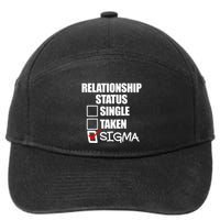 Relationship Status Sigma 7-Panel Snapback Hat