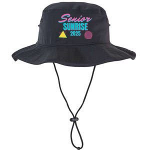 Retro Senior Sunrise 2025 High School 12th Twelfth Grade Legacy Cool Fit Booney Bucket Hat