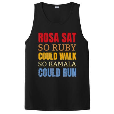 Rosa Sat So Ruby Could Walk So Kamala | Black History PosiCharge Competitor Tank