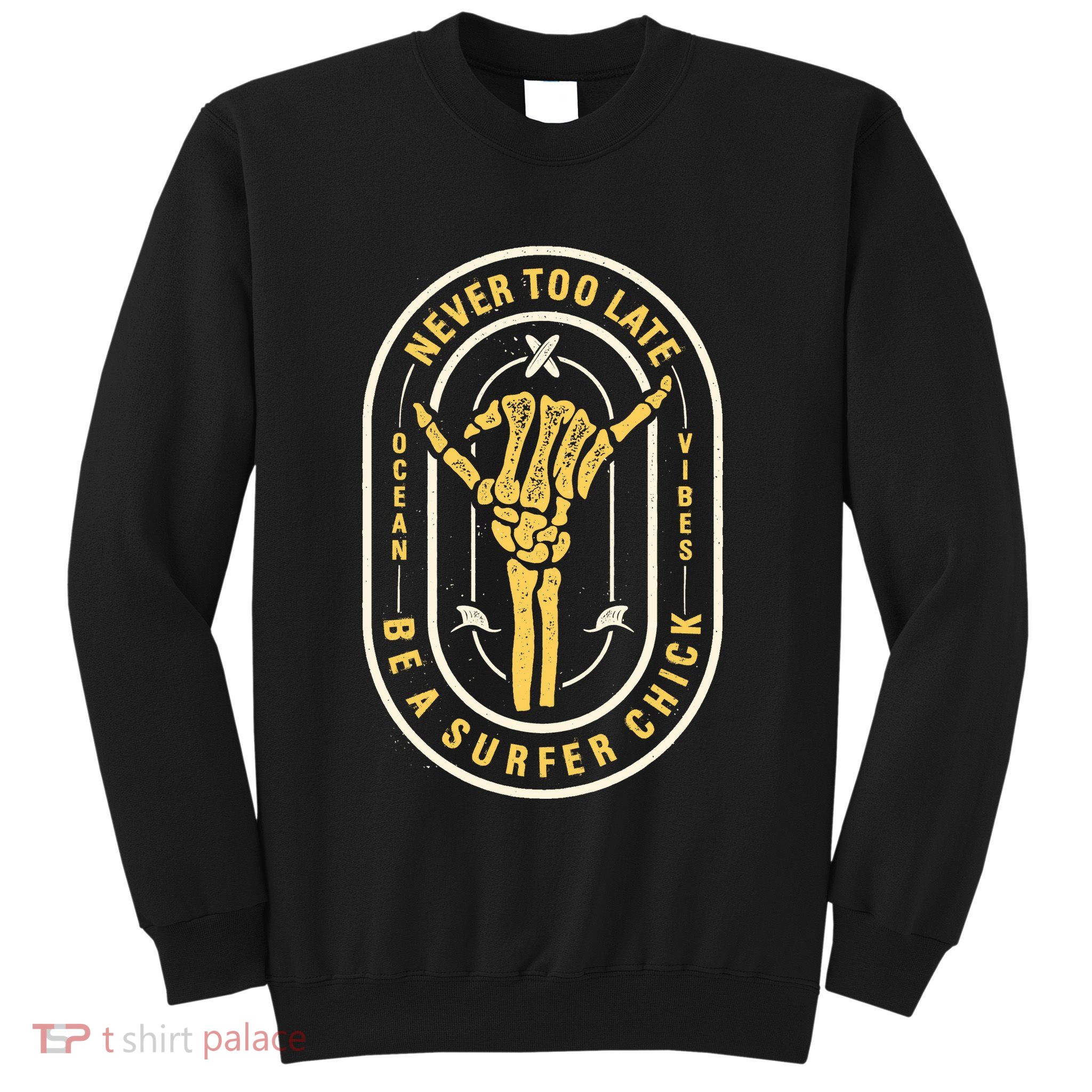 Retro Surfing Summer Logo Sweatshirt