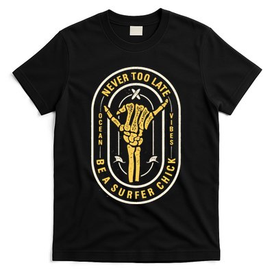 Retro Surfing Summer Logo T-Shirt