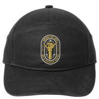 Retro Surfing Summer Logo 7-Panel Snapback Hat