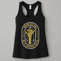 Retro Surfing Summer Logo Womens Tank Top