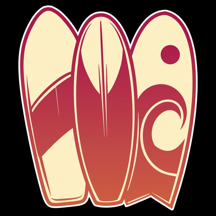 Retro Surfboard Surfing 16 in Basic Backpack