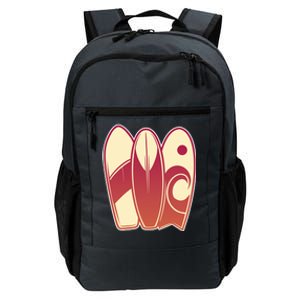 Retro Surfboard Surfing Daily Commute Backpack