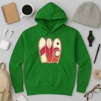 Retro Surfboard Surfing Hoodie