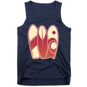 Retro Surfboard Surfing Tank Top