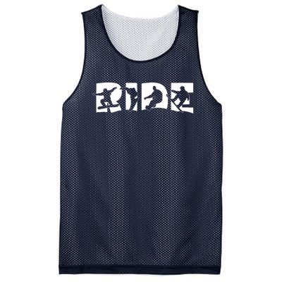 RIDE Snowboard, Snowboarder, Christmas Snowboarding Pullover Mesh Reversible Basketball Jersey Tank