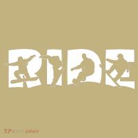 RIDE Snowboard, Snowboarder, Christmas Snowboarding Pullover Button