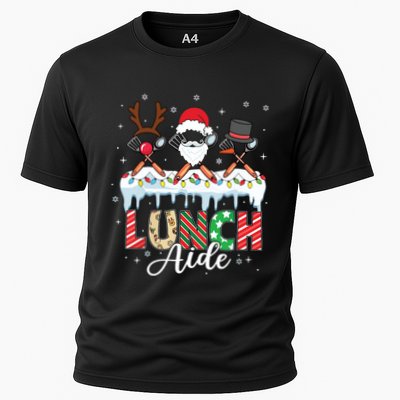 Reindeer Santa Snowman Lunch Aide Christmas Performance Shirt