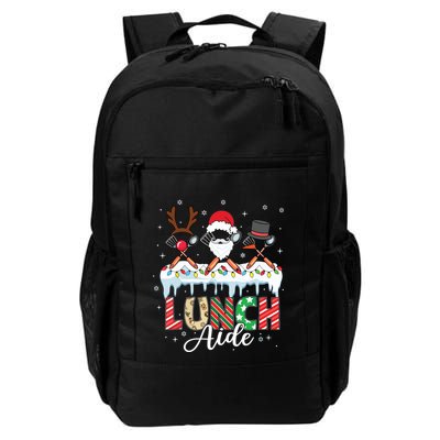 Reindeer Santa Snowman Lunch Aide Christmas Backpack