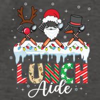 Reindeer Santa Snowman Lunch Aide Christmas Vector Backpack