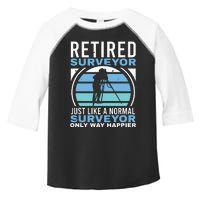 Retired Surveyor Surveying Grandpa Tripod Land Surveyor Toddler Fine Jersey T-Shirt