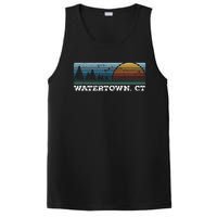 Retro Sunset Stripes Watertown Connecticut PosiCharge Competitor Tank