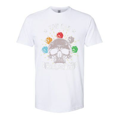 Rpg Skeleton Skull You Can Certainly Try Dice Board Gamer Softstyle CVC T-Shirt