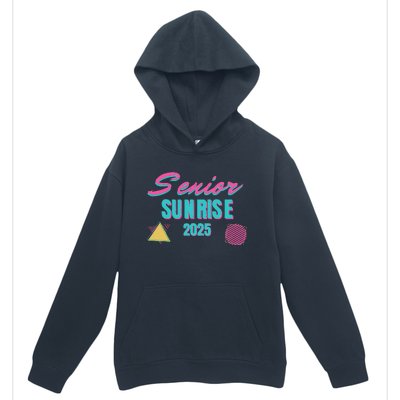 Retro Senior Sunrise 2025 High School 12th Twelfth Grade Urban Pullover Hoodie