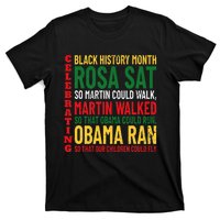 Rosa Sat So Martin Could Walk BHM pride T-Shirt