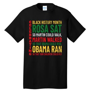 Rosa Sat So Martin Could Walk BHM pride Tall T-Shirt