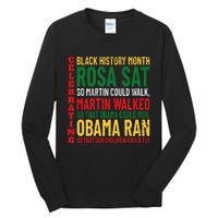 Rosa Sat So Martin Could Walk BHM pride Tall Long Sleeve T-Shirt