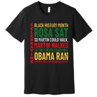 Rosa Sat So Martin Could Walk BHM pride Premium T-Shirt