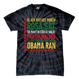 Rosa Sat So Martin Could Walk BHM pride Tie-Dye T-Shirt