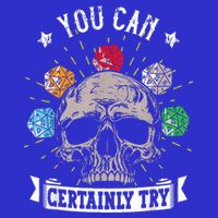 Rpg Skeleton Skull You Can Certainly Try Dice Board Gamer 16 in Basic Backpack