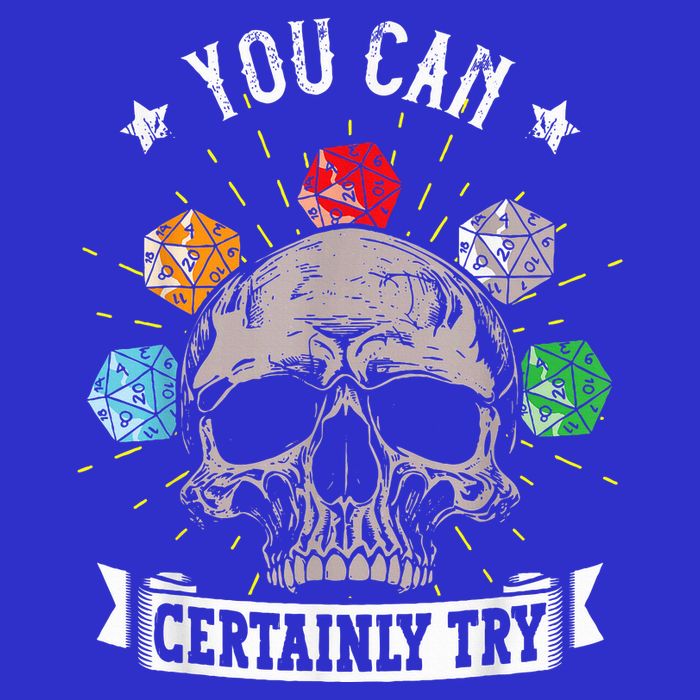 Rpg Skeleton Skull You Can Certainly Try Dice Board Gamer 16 in Basic Backpack