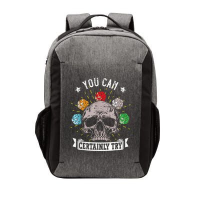 Rpg Skeleton Skull You Can Certainly Try Dice Board Gamer Vector Backpack