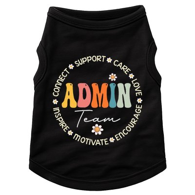Retro School Secretary Admin Appreciation Week Admin Team Doggie Tank