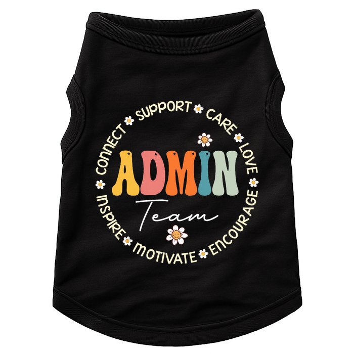 Retro School Secretary Admin Appreciation Week Admin Team Doggie Tank