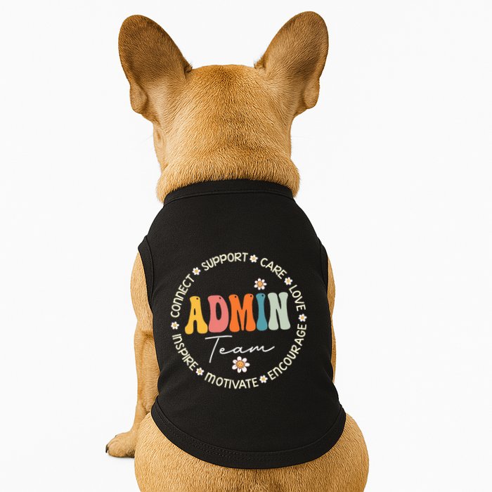 Retro School Secretary Admin Appreciation Week Admin Team Doggie Tank