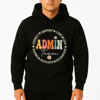 Retro School Secretary Admin Appreciation Week Admin Team Hoodie
