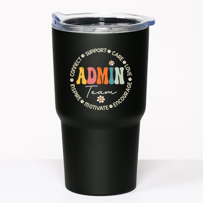 Retro School Secretary Admin Appreciation Week Admin Team Tumbler