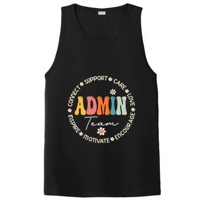 Retro School Secretary Admin Appreciation Week Admin Team PosiCharge Competitor Tank