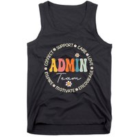 Retro School Secretary Admin Appreciation Week Admin Team Tank Top