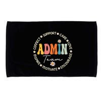 Retro School Secretary Admin Appreciation Week Admin Team Microfiber Hand Towel