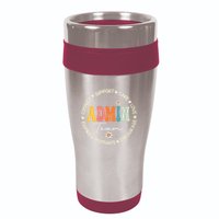 Retro School Secretary Admin Appreciation Week Admin Team 16oz Travel Tumbler