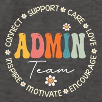 Retro School Secretary Admin Appreciation Week Admin Team Vector Backpack