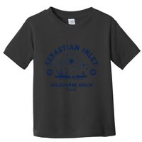 Retro Surfing Sebastian Inlet Melbourne Beach Florida Surf Toddler T-Shirt
