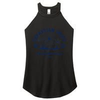 Retro Surfing Sebastian Inlet Melbourne Beach Florida Surf Women's Perfect Tri Rocker Tank