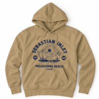 Retro Surfing Sebastian Inlet Melbourne Beach Florida Surf Hoodie