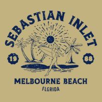 Retro Surfing Sebastian Inlet Melbourne Beach Florida Surf Hoodie
