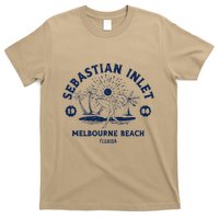 Retro Surfing Sebastian Inlet Melbourne Beach Florida Surf T-Shirt