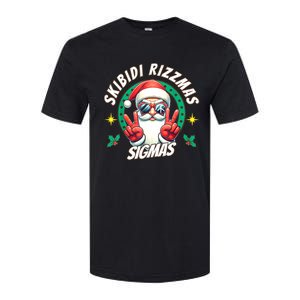 Rizzmas Sigmas Santa Peace Sign Softstyle CVC T-Shirt