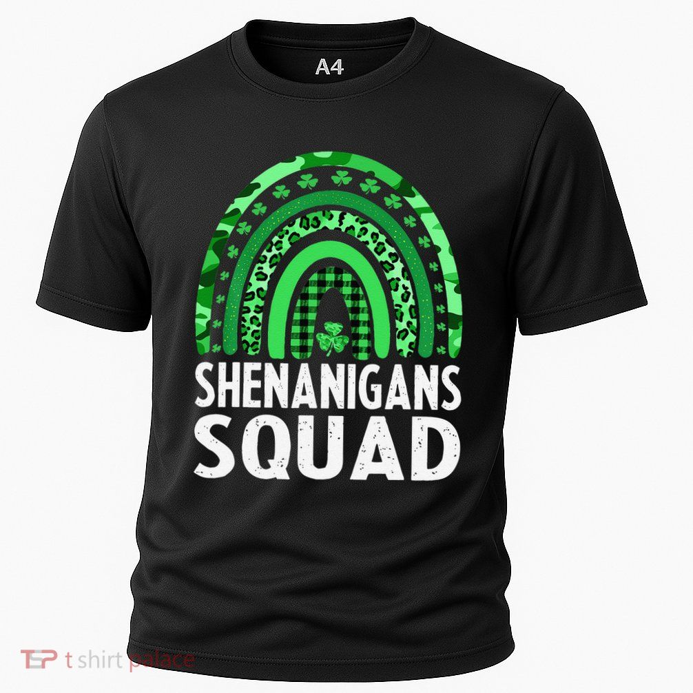 Rainbow Shenanigans Squad St Patricks Day Costume  Performance Shirt