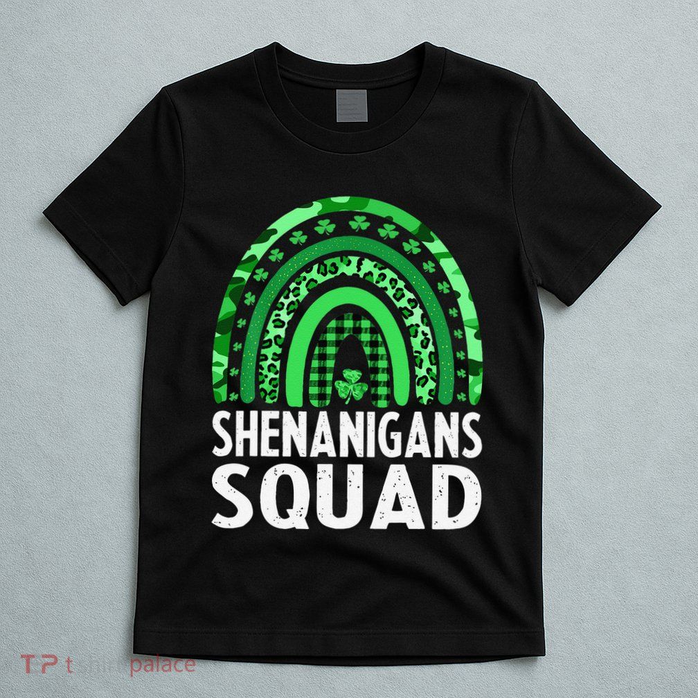 Rainbow Shenanigans Squad St Patricks Day Costume  T-Shirt