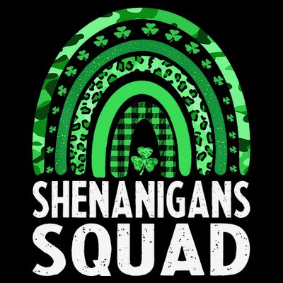 Rainbow Shenanigans Squad St Patricks Day Costume  T-Shirt